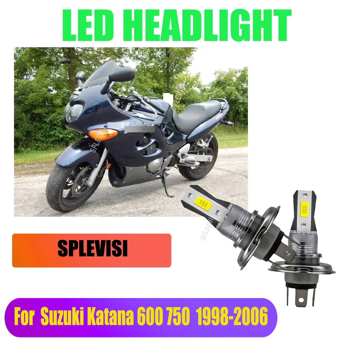 

H4 Headlight Bulb 12V 45W -SAE Compliant Direct Replacement For Suzuki Katana 600 750 1998 1999 2000 2001 2002 2003 2004-2006