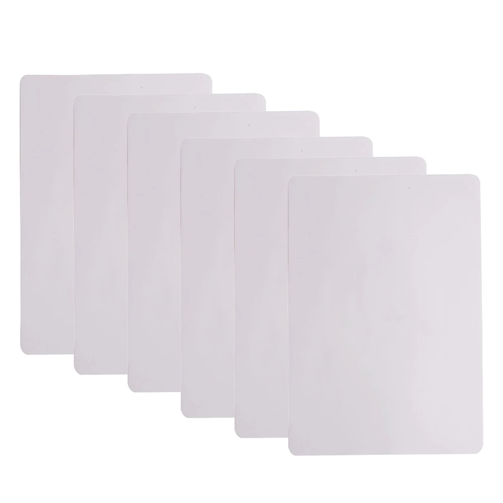 6pcs Silicone Synthetic Flexible Sheet For Tattoo Beginners Training Pad Machine Practice Skin Blank Eye Makeup