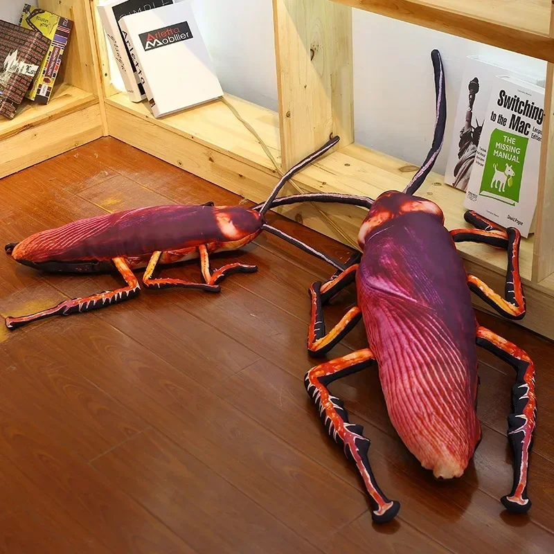 Large size 110cm Simulation cockroach stuffed plush toy model doll insect Hold pillow Prank toy home decoration kids gift