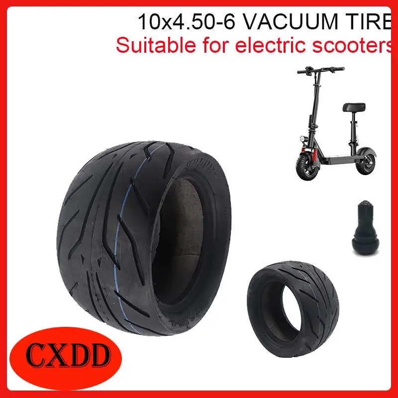 

10-дюймовая бескамерная шина 10x4.50-6 для замены колес электросамокатов и велосипедов