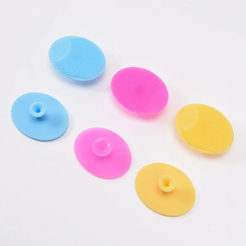 Baby Shampoo Brush Silicone for Removing Scalp Smegma Baby Shower Sponge Baby Massage Tool Shower Products