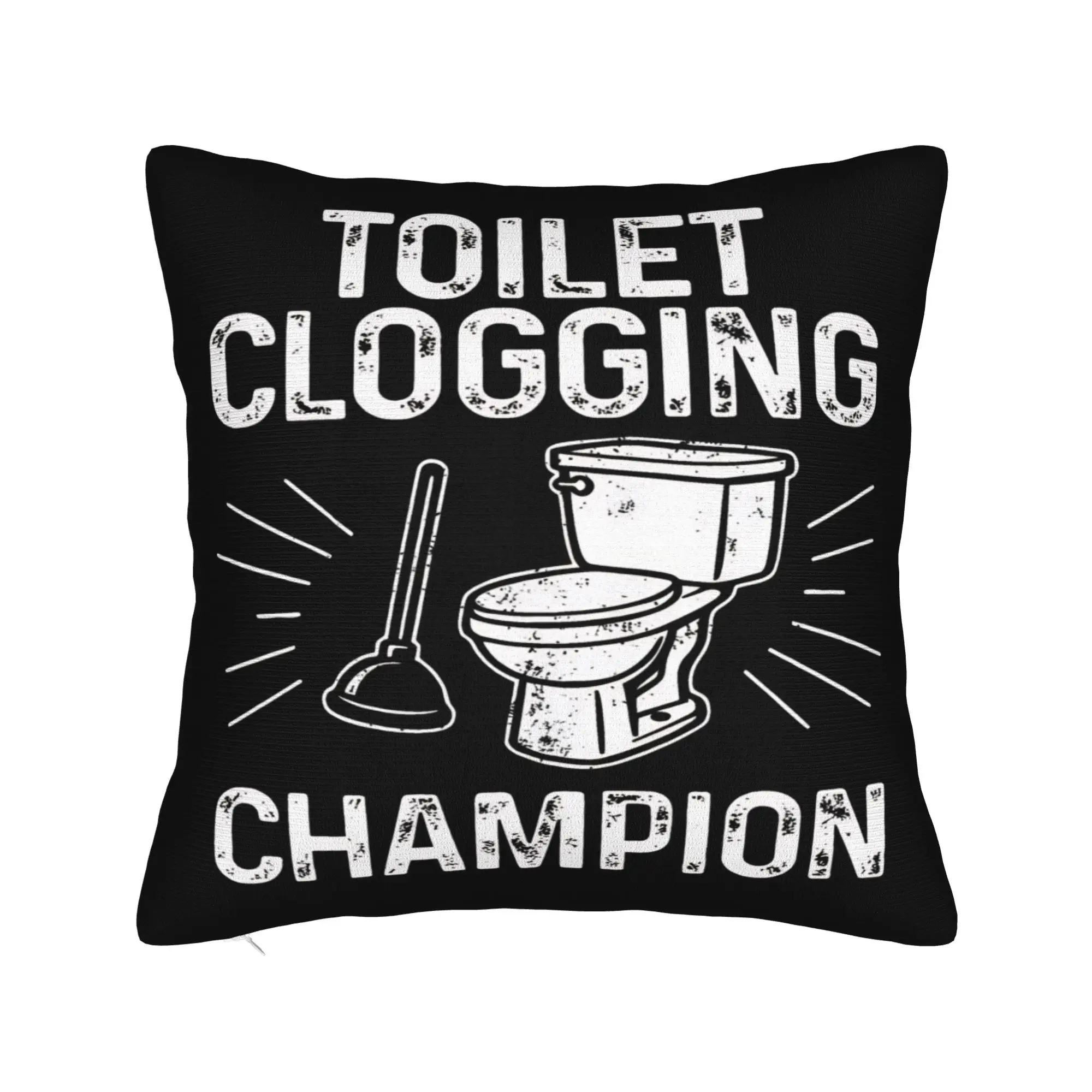 المرحاض انسداد بطل كيس وسادة غطاء وسادة ناعمة لغرفة المعيشة السرير كرسي لطيف مضحك سادات