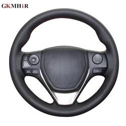 Soft Artificial Leather Car Steering Wheel Cover for Toyota E'Z RAV4 2013-2019 Corolla 2013-2017 Scion iM 2016 Auris 2013-2016