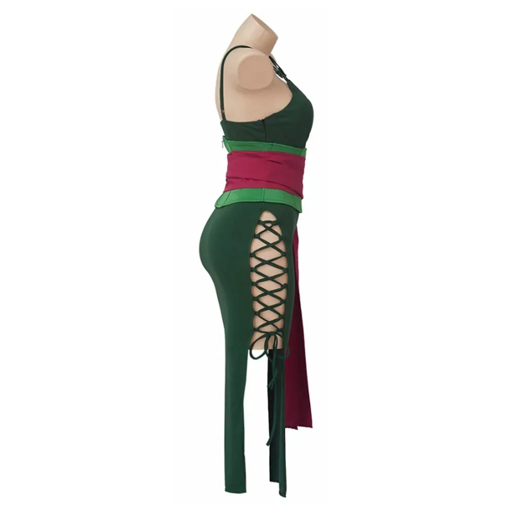 Roronoa Zoro One Cos Stück Cosplay Fantasia Kostüm Verkleidung für erwachsene Frauen Kleid Kleidung Anime Outfits Halloween Karneval Anzug