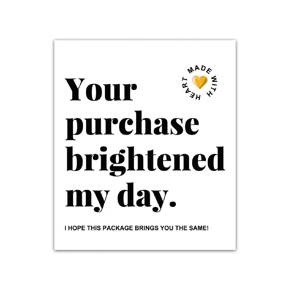 50/100pcs Small Business Thank You Cards 