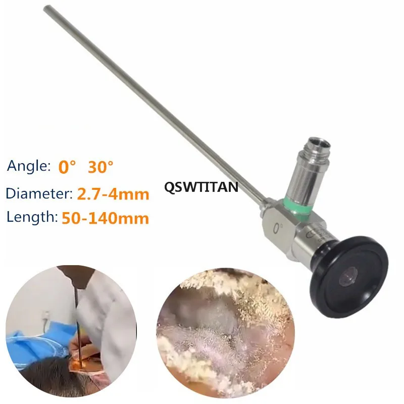 HD Rigid Endoscope Otoscopy Ear Endoscopy Camera Diameter 2.7mm 3mm 4mm / 0 30 degree Otoscope