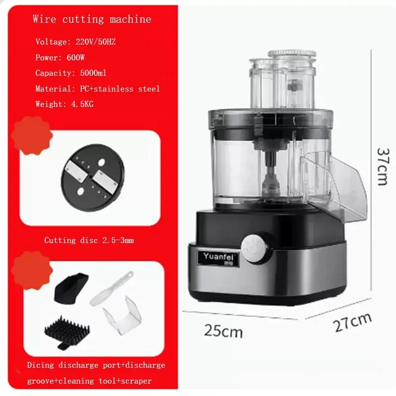 Multi Functional Electric Slicer Vegetable Cutting Machine Carrot Potato Dicing Machine Shredder Cucumber Dicer Meat Grinder