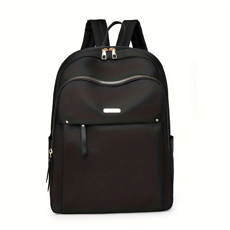 Chic Vegan Backpack - Adjustable Straps, Multi-Compartment Design, Perfect for College or Travel