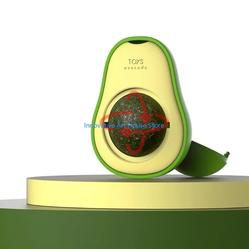 e1pc-avocado-catnip-ball-edible-для-кошек-лизать-зубы-очистка-зубной-для
