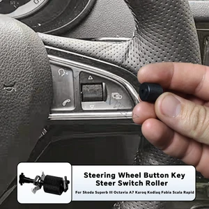Car Steering Wheel Button Roller Key Steer Switch roller Konb For Skoda Superb 3 Octavia A7 Karoq Kodiaq Fabia Scala Rapid tools
