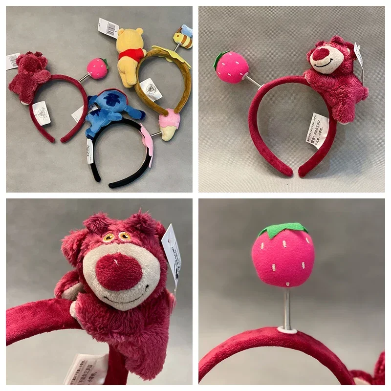 Cartoon Spring Stitch Winnie de Poeh pop beer aardbei beer schattige haarband cartoon reizen en vrije tijd haarband leuk cadeau