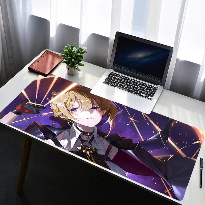

Mouse Pad Laptop Rubber Extended Desktop Mat Zenless Zone Zero Evelyn Computer Gamer Mousepad PC Gaming Accessories Keyboard Pad