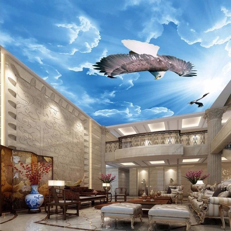 papel-de-parede-3d-personalizado-ceu-azul-aguia-arte-de-teto-mural-estudo-quarto-sala-de-estar-fundo-de-parede-restaurante-tecido-hotel