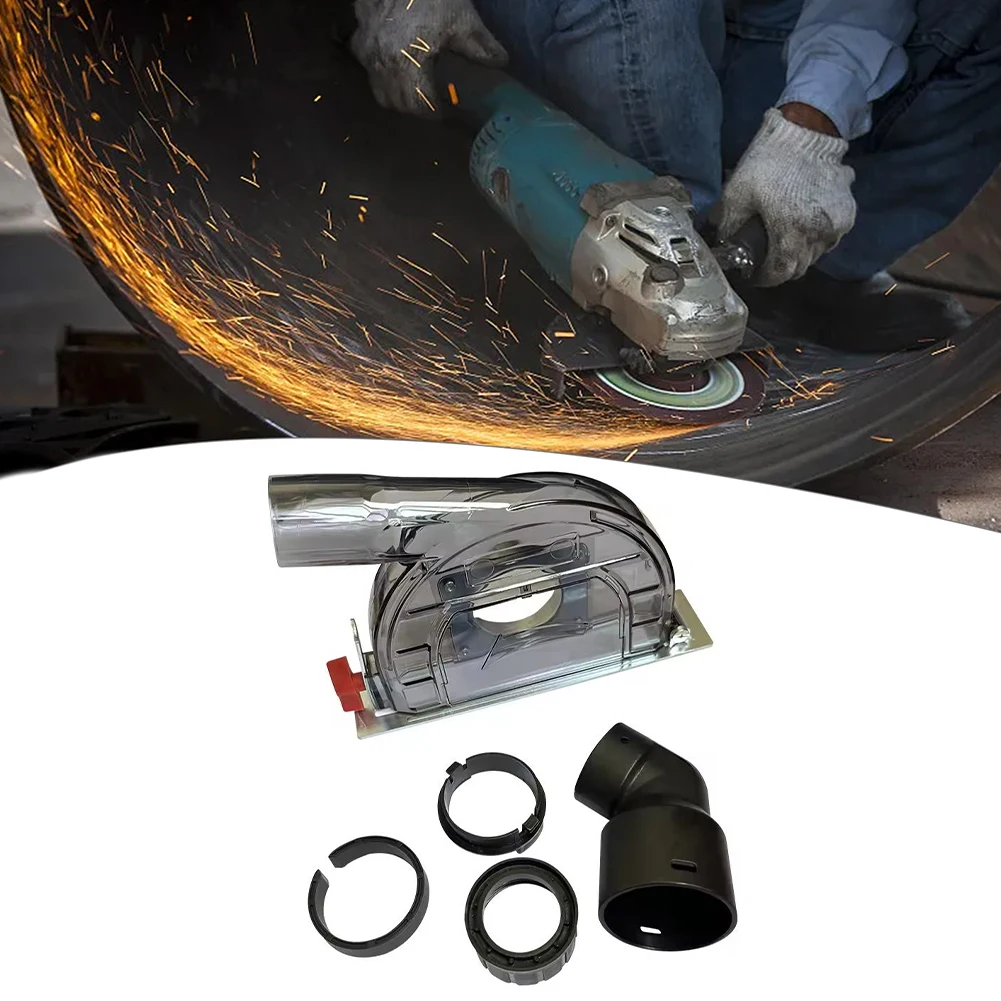 

5'' 125mm Cutting Dust Shroud For Angle Grinder With Attachments Transparent Grinding Cover Angle Grinder Dust Collection Cover