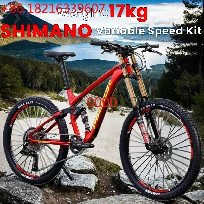 TAO 26/27.5Inch Downhill Mountain Bike Off-road Bicycle Double disc brake atm front fork MTB bike Full suspension aldult student