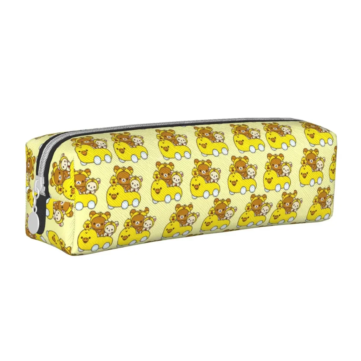 لطيف Rilakkuma الكرتون مقلمة صندوق رصاص صندوق القلم للطلاب أكياس تخزين كبيرة الطلاب الهدايا المدرسية القرطاسية #1