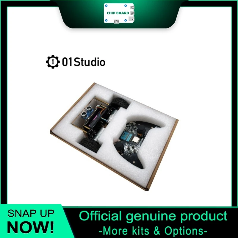 01Studio pyBalance ESP32-S3 Programmable Self-Balancing Robot for Python Learning and Motion Control