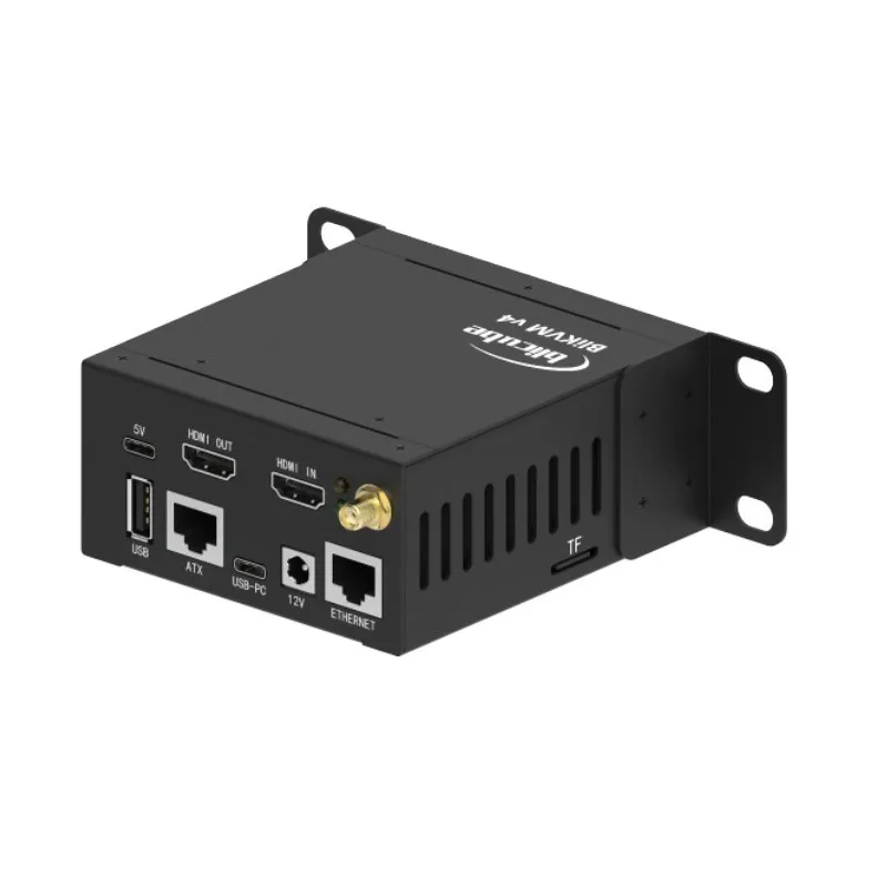 Imagem -02 - Dispositivo ip Compatível com Blikvm-poe Hdmi v4 Allwinner H616 Soc Kvm Over ip Loop Through de Vídeo Poe & dc Wi-fi Suporta Vários Idiomas