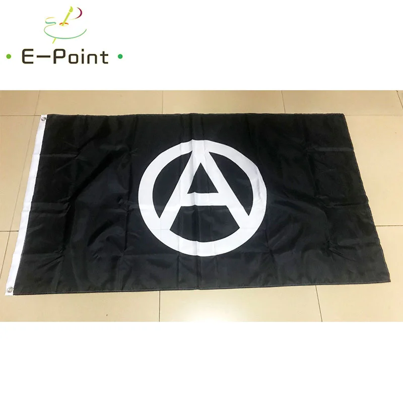 Anarchy Anarchist Flag 2ft*3ft (60*90cm) 3ft*5ft (90*150cm) Size Christmas Decorations for Home Flag Banner Gifts