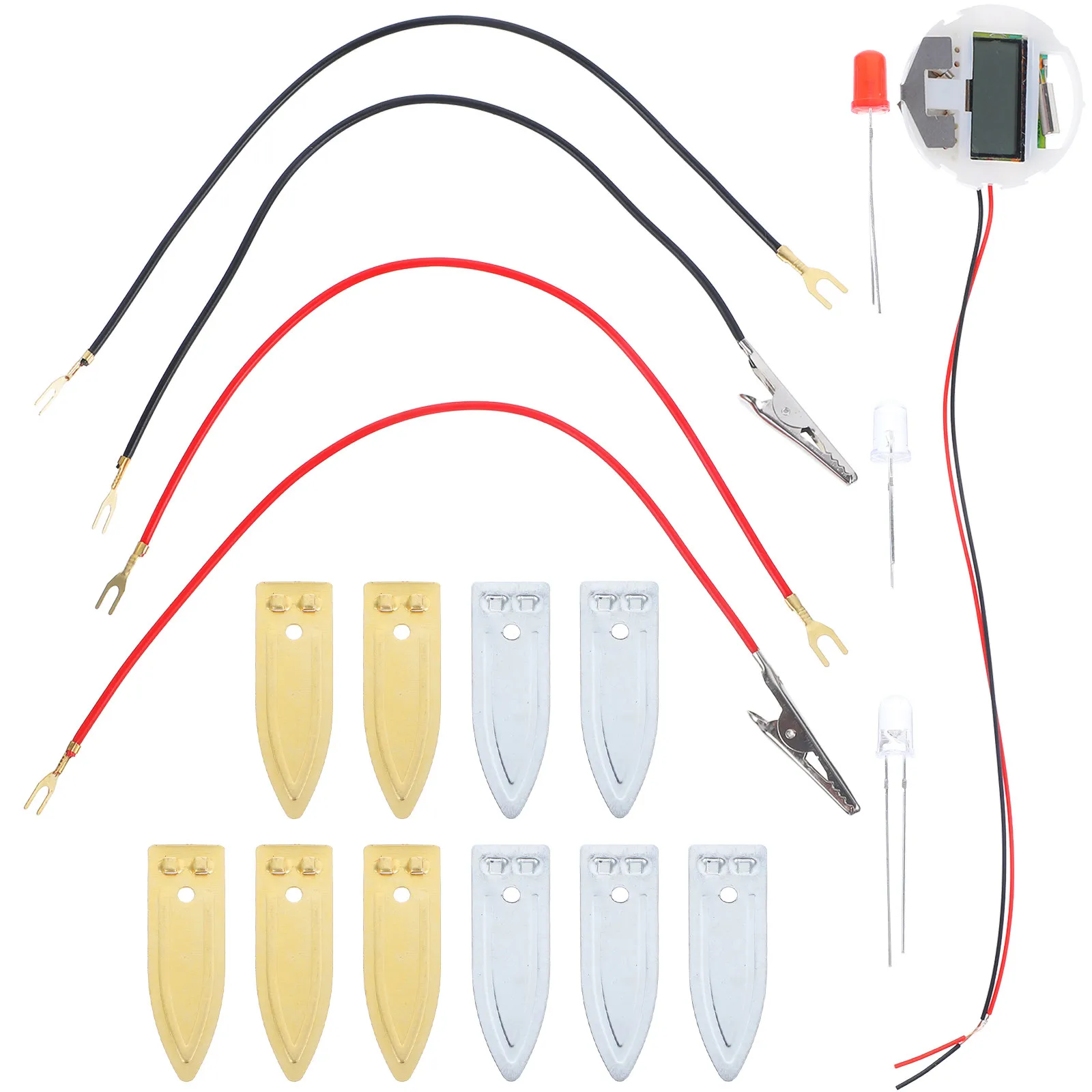 1Set Fruit Battery Experiment Kit Stem Educational Science Project Supply for School Lab Hands on Learning Fun Battery Making