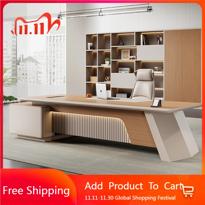 Organizers Aesthetic Office Desk Gadgets Design Storage Luxury Office Desk Computer Nordic Mesa Ordenador Commercial Furniture