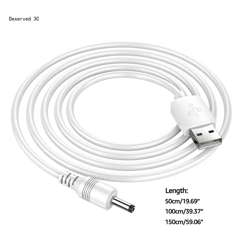 R9CB USB a per cavo alimentazione 3,5x13,5 mm Ricarica della ventola dello spazzolino elettrico domestico