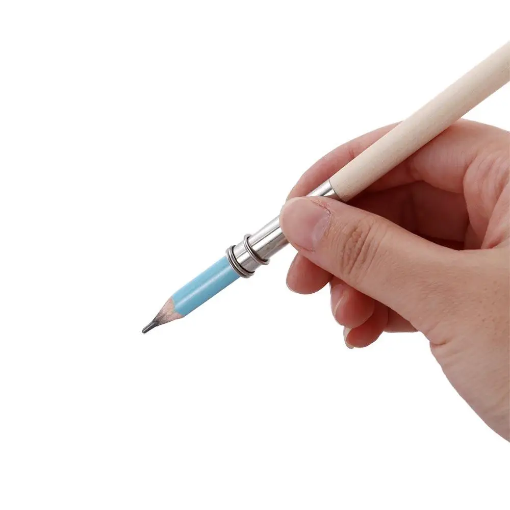 

Wood Sketch Tools Pencils Supply Pencil Holder Lengthening Bar Pencil Extender Pencil Lengthen Single Hole Pencil Head