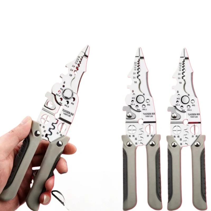 

stripping pliers, special wire splitting pliers for electricians, industrial grade wire strippin