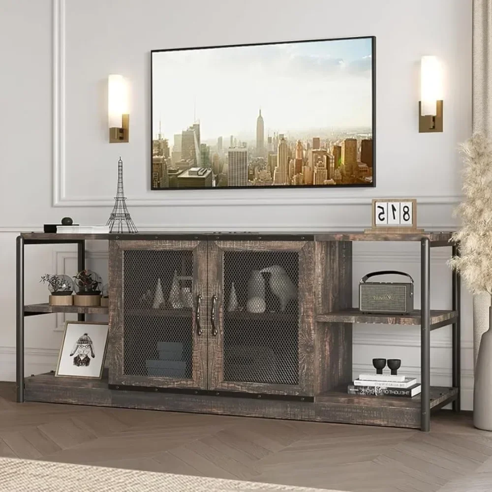 Soporte para TV, mueble de dormitorio, sala de estar, roble rústico, libre de flete, gabinetes de cocina, mesa de centro para televisión, armario de Tv de pared