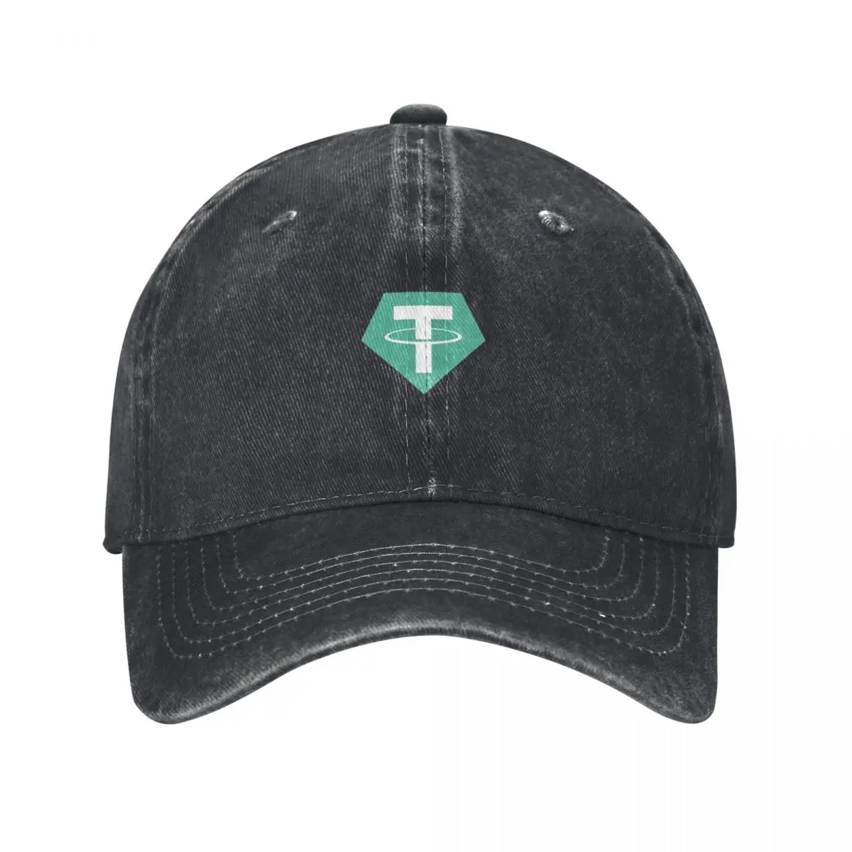 Tether Logo Baseball Cap Bobble Hat Golf Cap Men Hats Women's