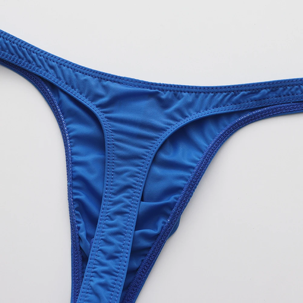 الرجال مثير موجز بلون الملابس الداخلية منخفضة الارتفاع سراويل مثلي الجنس كبيرة الانتفاخ الحقيبة السروال Femboy ملابس داخلية مرنة g-سلسلة ثونغ