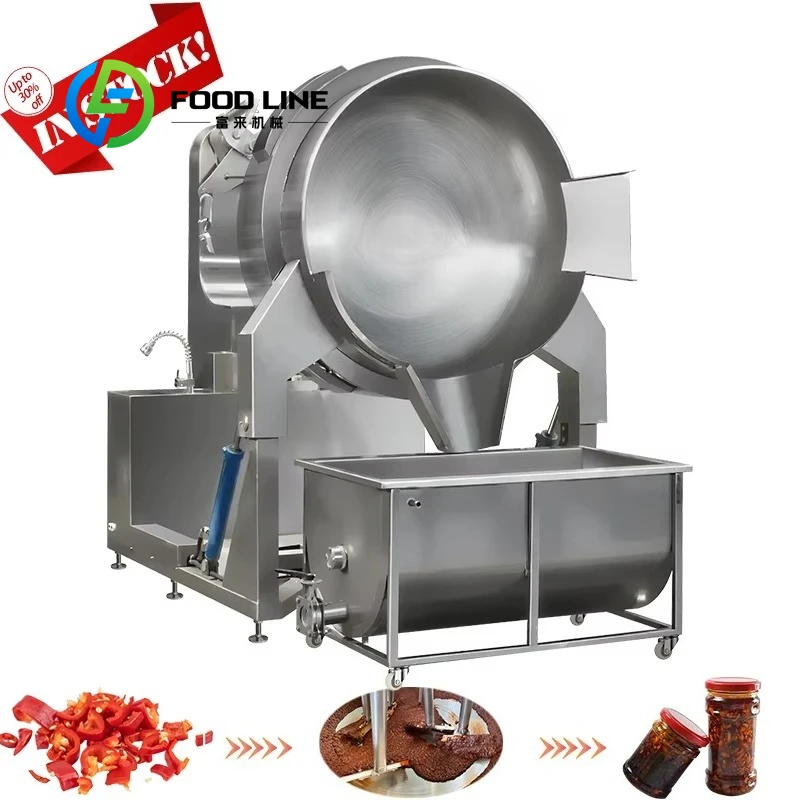 Industrial Planetary Mixing Kettle Electric Heating for Caramel Sweetened Sauce Food Production Customized
