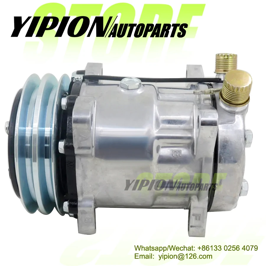 New FOR Sanden SD7H15 7863 7867 8024 8031 8062 12V Air Conditioner Compressor SD7H15 4663 4779 6036 8258  8104 132mm AA PV2 12V