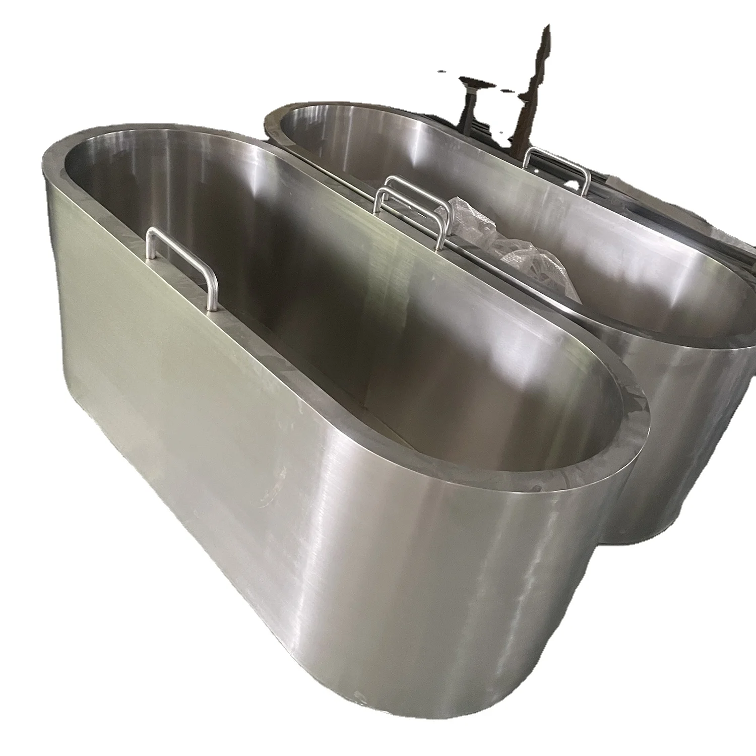OHO Plus Edition 304 Stainless Steel Sport Recovery Oval Ice Bath Tub