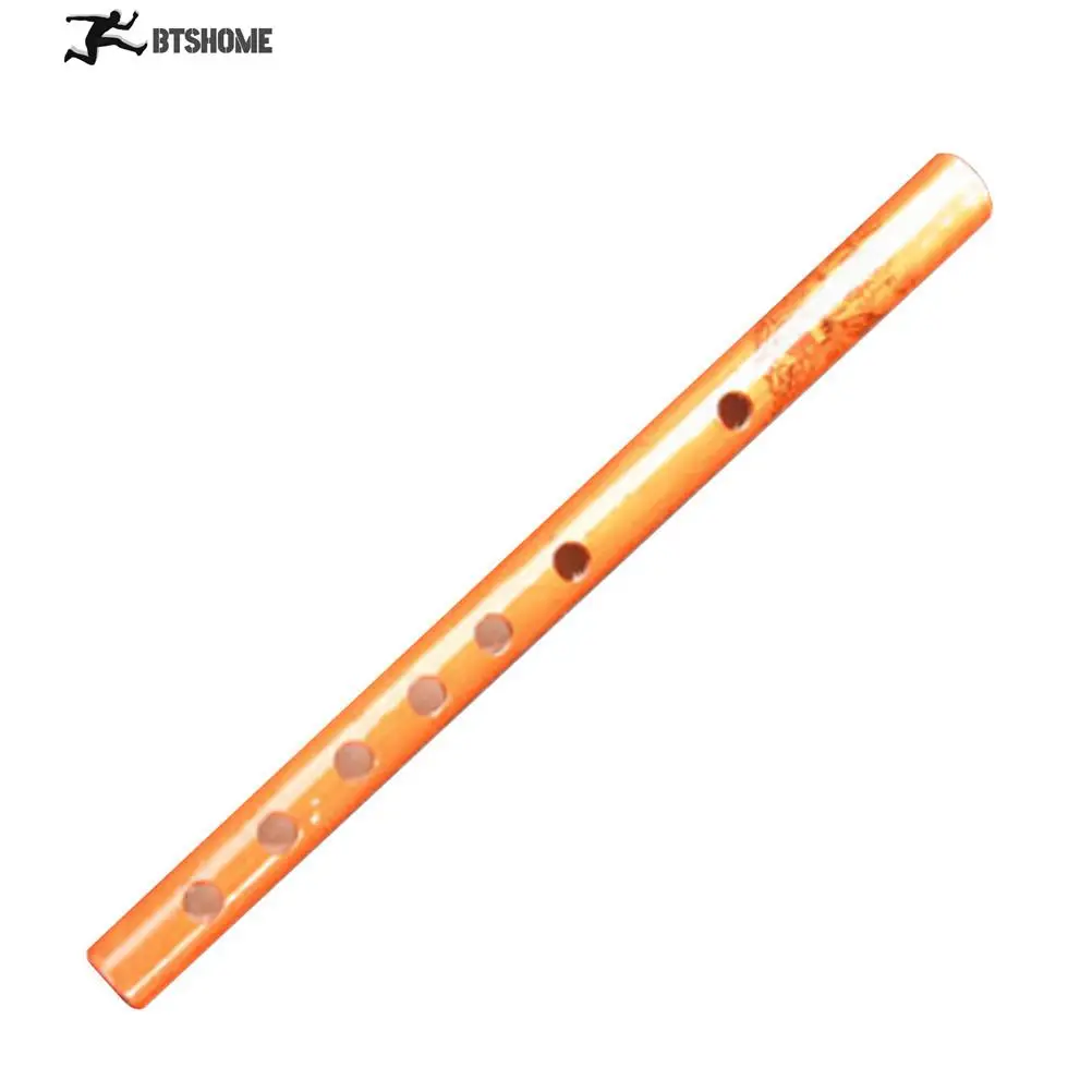 IRIN New 1PC Chinese Traditional 6 Hole Bamboo Flute Vertical Flute Clarinet Student Musical Instrument Wood White Color As Gift