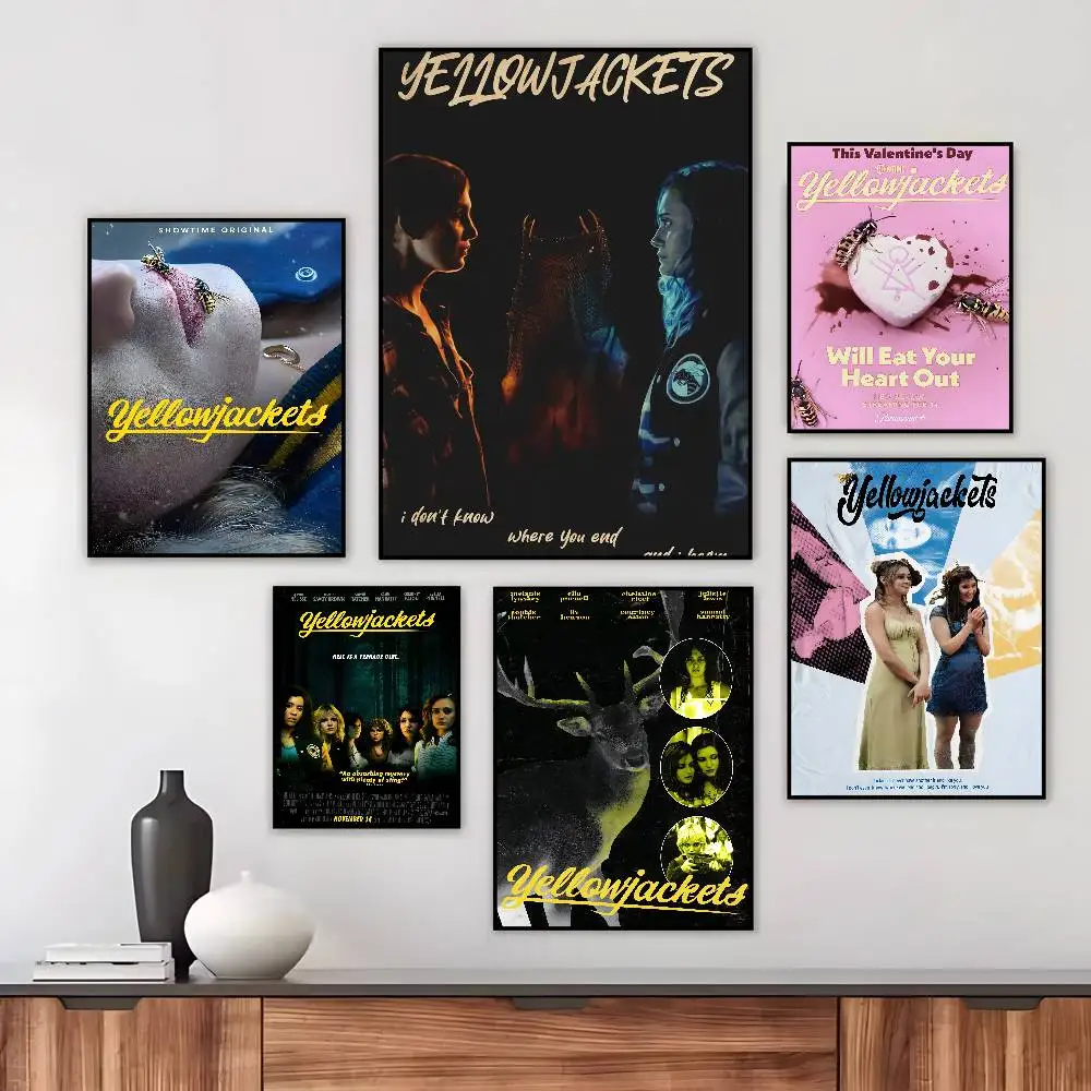 Horror Series Yellowjackets Anime Poster Art canvas HD aesthetic Printing Paper Wall Art for Living Room Bar fashion Home Decor