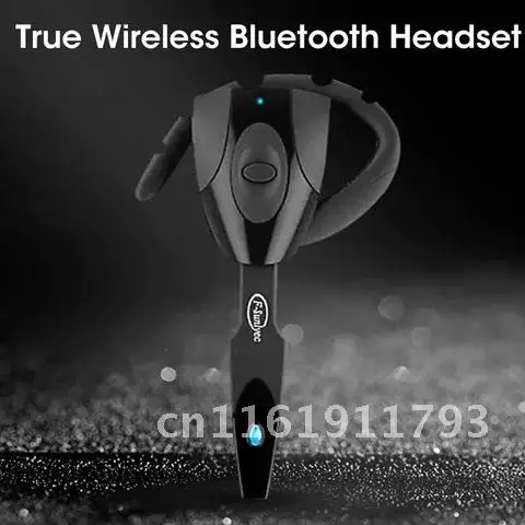 Business Bluetooth Earphone Hands free Wireless Headphone Earbuds Single Handsfree For Cycling Driving HD Call Microphone