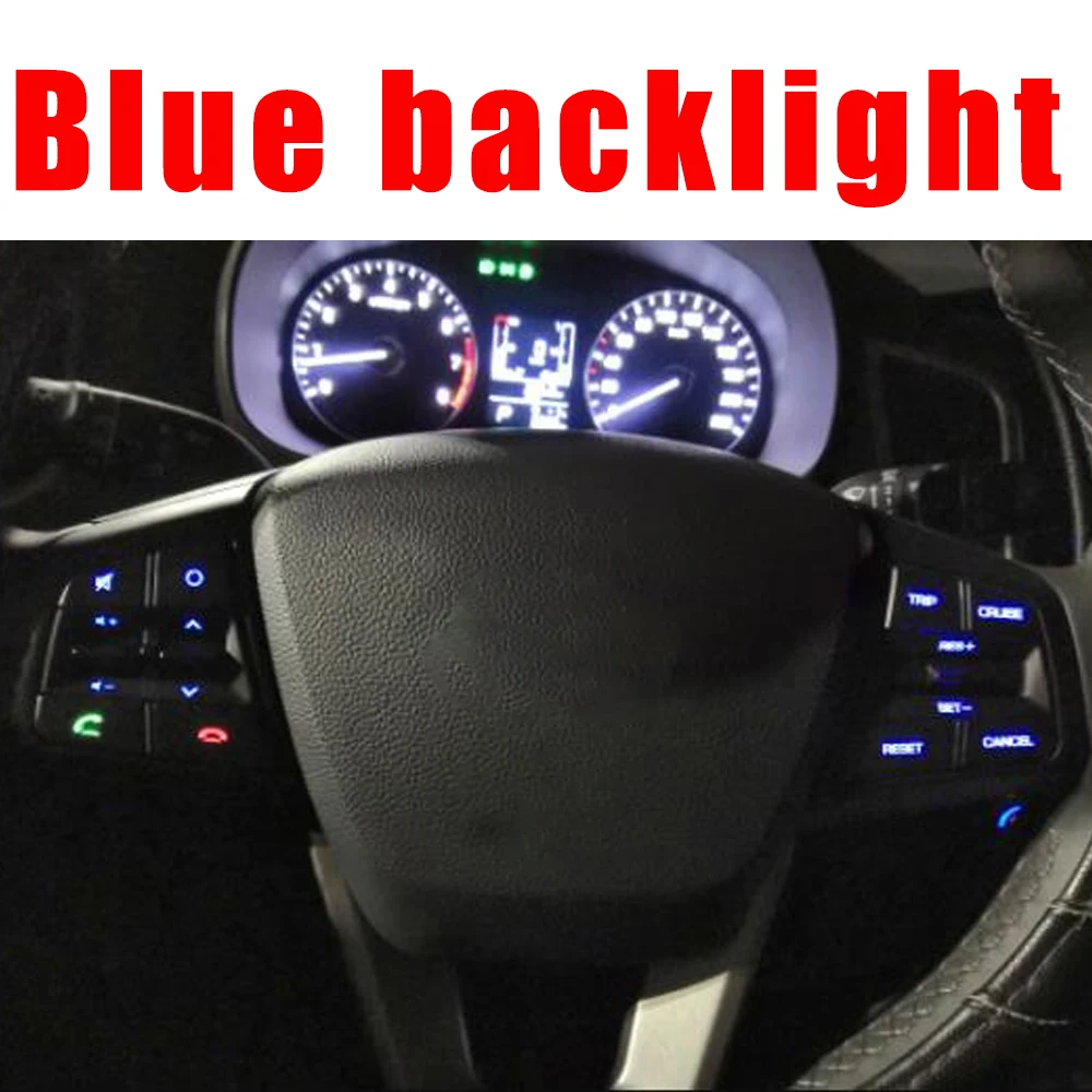 Brandnew Steering Wheel Cruise Control Button Switch For Hyundai Creta Ix251.6L 2.0L Remote Control Volume Button Blue Backlight