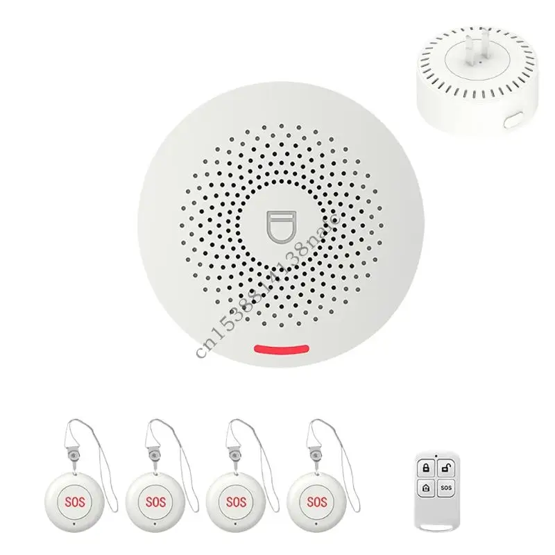 594F Intelligent Help Calling Device With Hard Wearing ABS Housing Global Capacity Support 110V 250V Simple Arrange For And