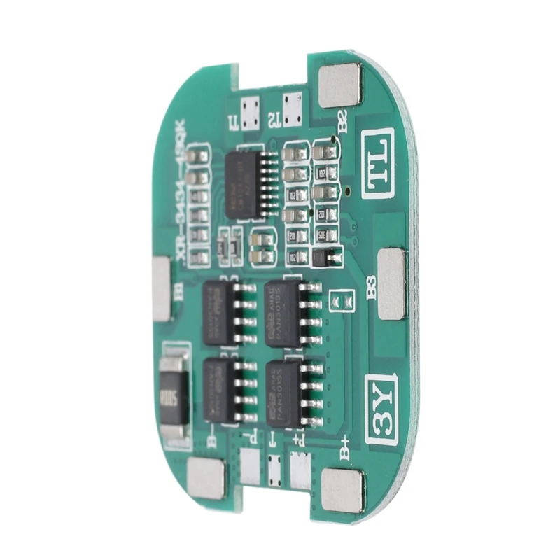 10 Pcs 4S BMS 8A 14.8V 18650 Li-Ion Lithium Battery Charge Board Square PCB Short Circuit Protection For Drill Motor