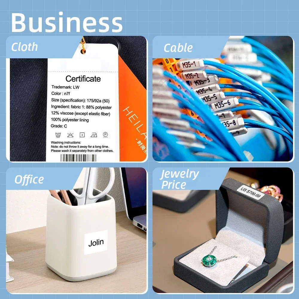 1Roll 25-50MM Compatible Phomemo M110 M220 M200 Self-Adhesive Color Laser Thermal Paper, E210 P50 Detong P1 HPRT T20 MAKER