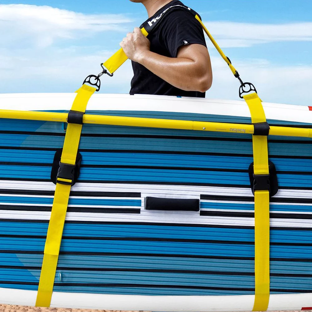 

Регулируемый плечевой ремень для доски для серфинга, слинг для переноски доски для серфинга с пластиковой пряжкой, плечевой ремень для доски для серфинга ﻿