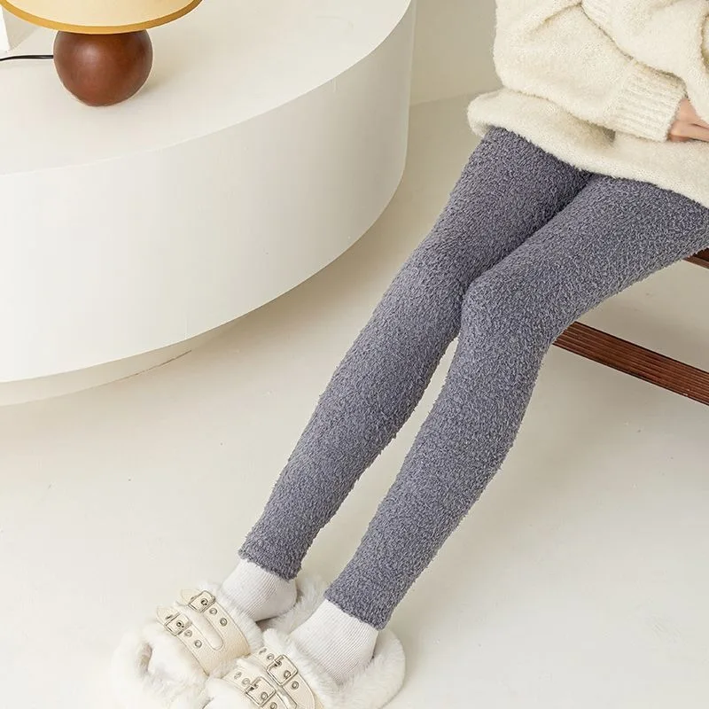 Plus Velvet Legging Women Thicker Winter Keep Warm Newly Elastic Korean Fashion Basic Comfortable All-match Fluffy Casual Ins