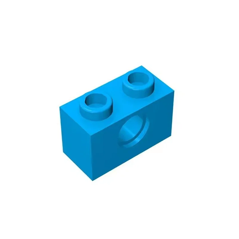 50 Stück 3700er Bausteine 1 x 2 mit Loch, Baustein-Sammlungen, modulare GBC-Spielzeuge für technische MOC-DIY-Bausteine, kompatibel – Detail 1