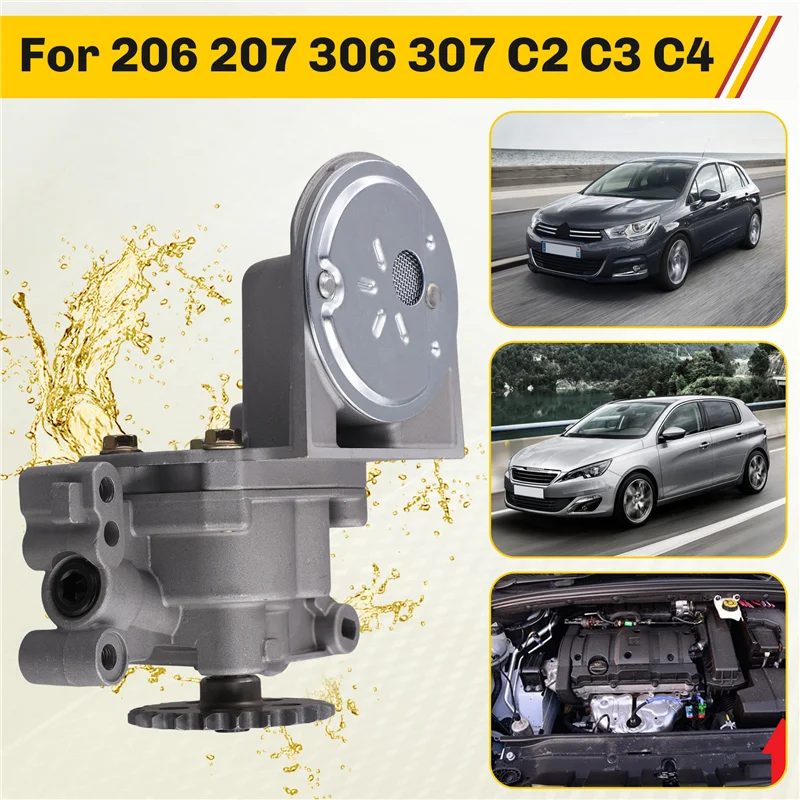 A99F-Ölpumpe für 206, 207, 306, 307 und Citroen C2, C3, C4 – exakte Passformteile 1001C9, 100150, 9655020680