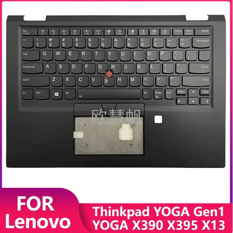 

M новый оригинальный чехол для Lenovo Thinkpad X390 X395 Yoga X13 Yoga Gen1, чехол для упора для рук, клавиатура, верхняя крышка версии США/ЕС/FR