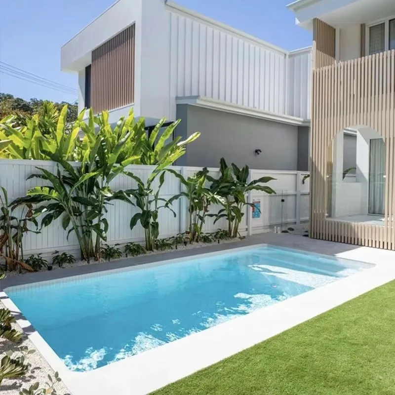Customized Modern Backyard Home Retreat Luxury Summer Fun Outdoor Jacuzzi Plunge Pools Swimming Outdoor Fiberglass
