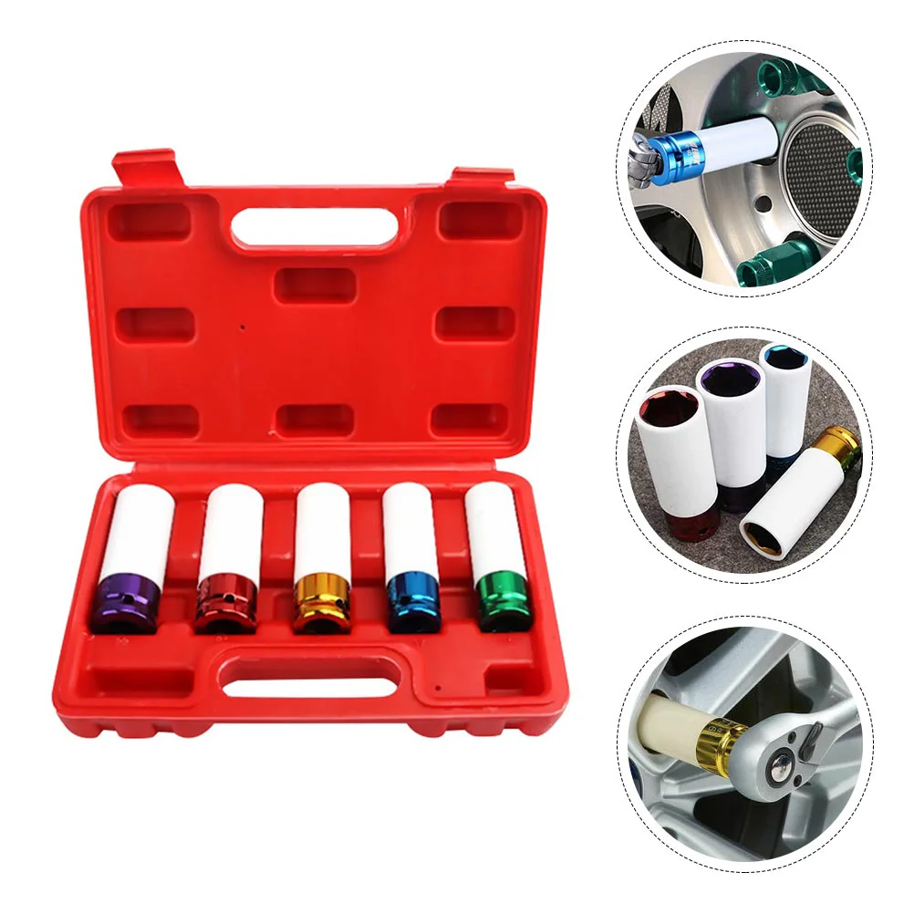 

5 Pcs Jackhammer Tire Sleeve Screw Tool Hand Accessories Lengthen Efficient Disassembly Accessory Steel