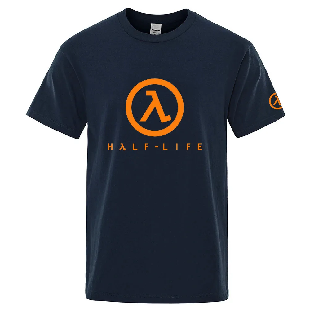 2025 Half Life Game 1998 Summer Man's Round Neck  Casual Top Thin Cotton Short sleeved New Trendy Breathable T-shirt