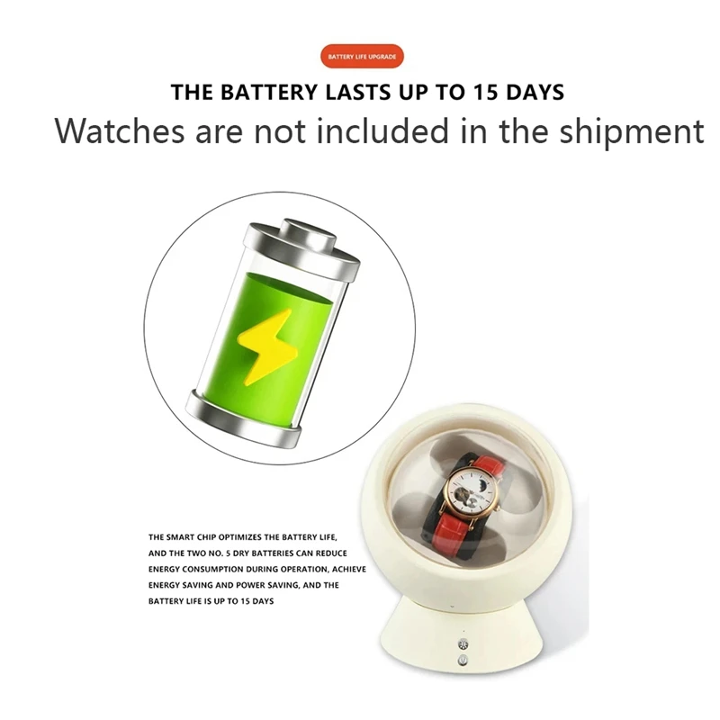 Watch Winder For Automatic Watches USB Power Supply Rotate Stand Fashion Shaker Display Watch Box
